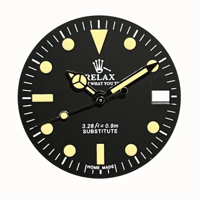 Vintage NH35 Dial With Hands Set