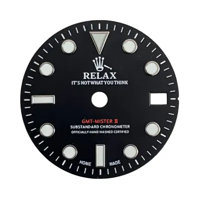 Black NH34 GMT Dial