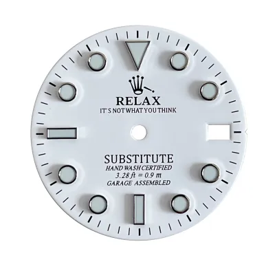 White Glossy NH35 Dial