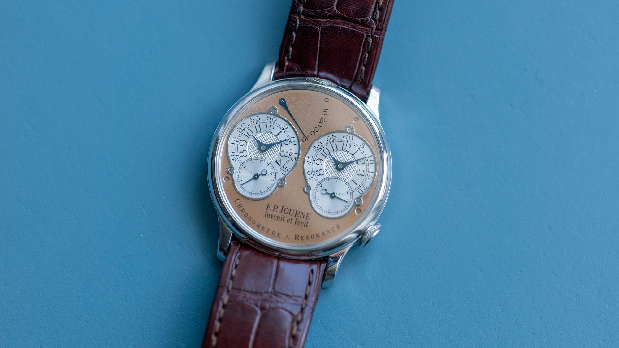 F.P. Journe Chronometre a Resonance pre-production watch at Phillips auction